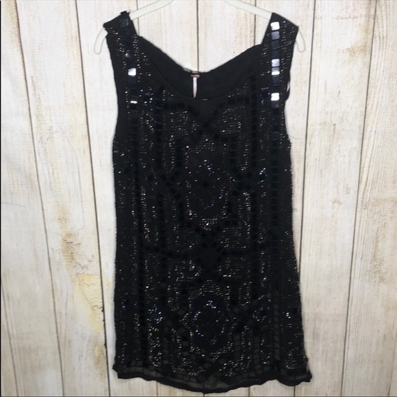 Free People Speakeasy Flapper Dress Roarin 20’s - Picture 2 of 6